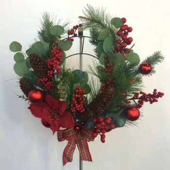 CH008-Christmas Wreath by Posy Floral Design