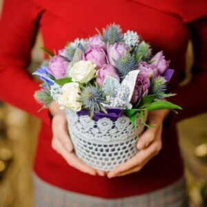 Flower Arrangement for Valentine's Day by Posy Floral Design