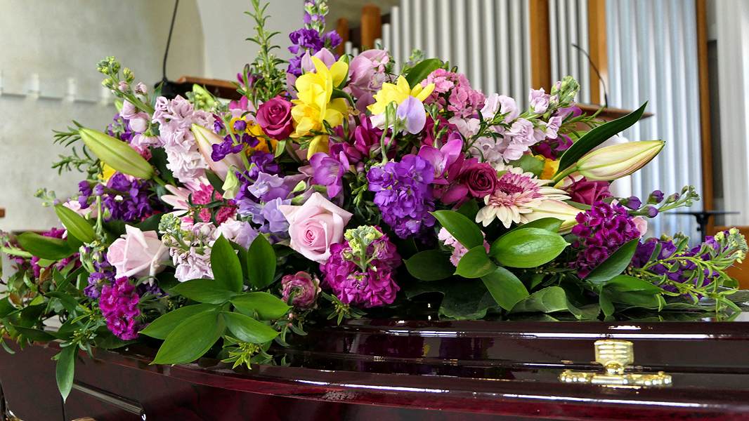 Casket Flower Arrangement by Posy Floral Design
