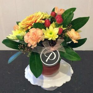PP020 Posy Yellow & Orange Arrangement