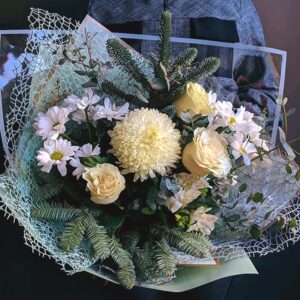 White Christmas bouquet